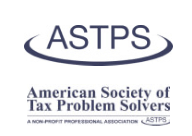 A logo for the american society of tax problem solvers.